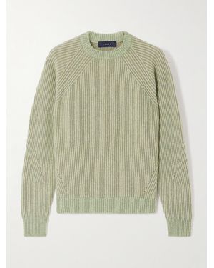 Sease Ribbed Cashmere Sweater - Green