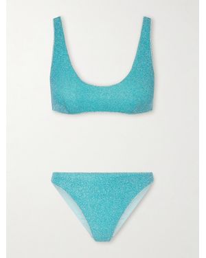 Oséree Lumière Metallic Bikini - Blue