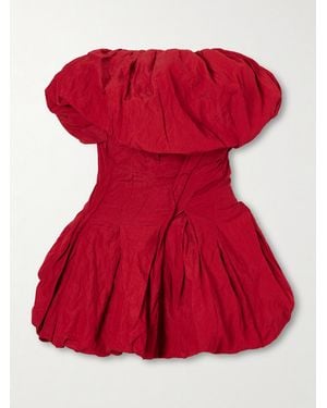 Magda Butrym Gathered Cotton-Blend Blouse