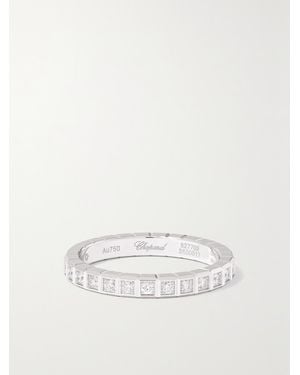 Chopard Ice Cube Ring Aus 18 Karat Weißgold Mit Diamanten - Natur