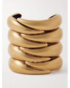 KHAITE Cyclone-Plated Cuff - Natural