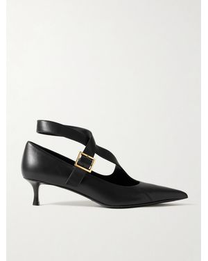 KHAITE Sloan Pumps Aus Leder - Schwarz