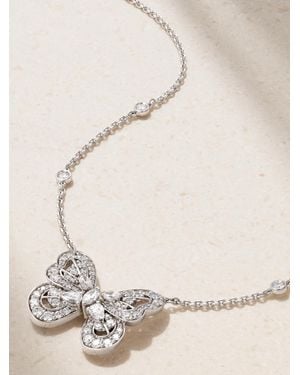 De Beers Portraits Of Nature Butterfly 18-Karat Diamond Necklace - Natural