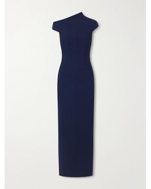Solace London Arion Crepe Gown - Blue