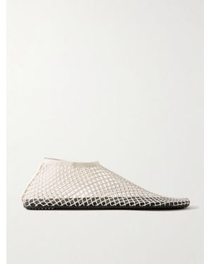 Christopher Esber Mesh Ballet Flats - Natural