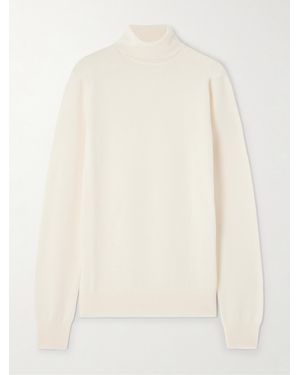 Frankie Shop Eve Rollkragenpullover Aus Merinowolle - Natur