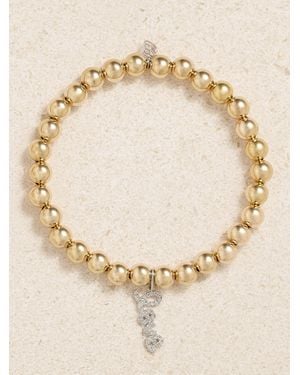 Sydney Evan Love 14-Karat Diamond Bracelet - Natural