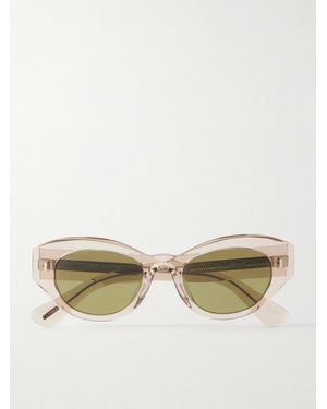 Oliver Peoples Lerrue Cat-Eye Acetate Sunglasses - Natural