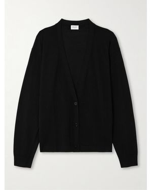Saint Laurent Wool Cardigan - Black