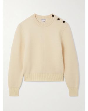 Bottega Veneta Wool Jumper - Natural