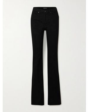 Tom Ford High-Waist Flared Jeans - Black