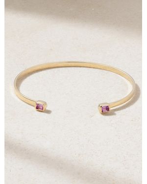 STONE AND STRAND Bracelet En Or 14 Carats (585/1000) Et Saphirs Myrtle - Neutre