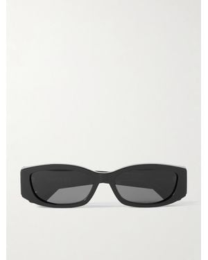 Dior Diorgraphique S1I Rectangular-Frame Acetate Sunglasses - Black