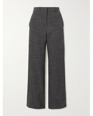 The Row Gandal Wool Straight-Leg Trousers - Grey