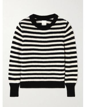 Suzie Kondi Sarra Striped Cashmere Jumper - Black