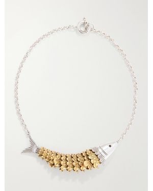 Isabel Marant River And-Tone Necklace - White
