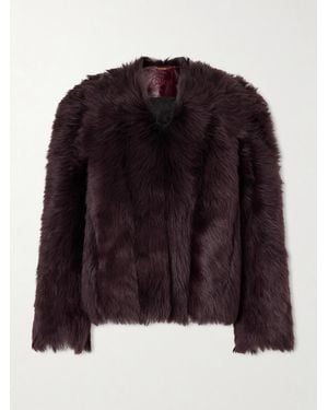 Chloé Cropped Shearling Jacket - Rot