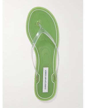Christopher Esber Jo Pvc Flip Flops - Green