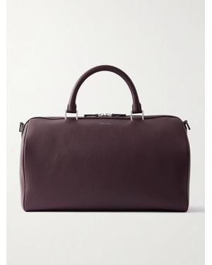 Magda Butrym Varsovia Embellished Textured-Leather Tote Bag - Purple