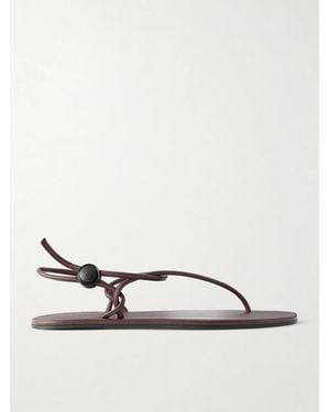 Jamie Haller The String Theory Leather Thong Sandals - Natural