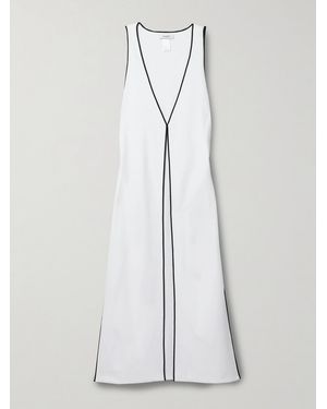 Marysia Swim Aalto Crepe-Trimmed Terry Tunic - White