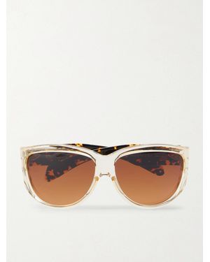 Jacques Marie Mage Ravello D-Frame Tortoiseshell Acetate Sunglasses - Natural