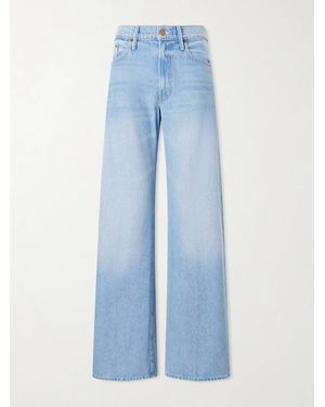 Mother The Whip Skimp Mid-Rise Wide-Leg Jeans - Blue