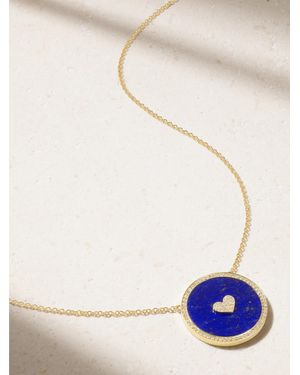Jennifer Meyer 14-Karat, Lapis Lazuli And Diamond Necklace - Natural