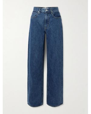 SLVRLAKE Denim Cassie High-Rise Wide-Leg Jeans - Blue