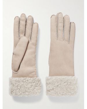 Brunello Cucinelli Handschuhe Aus Shearling - Natur