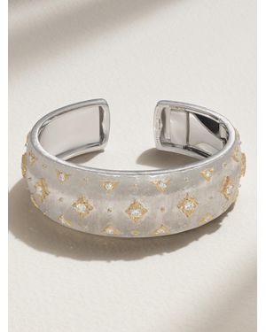 Buccellati 18-Karat And Diamond Cuff - Natural