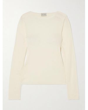 Deiji Studios Ribbed Ecovero-Blend Top - Natural