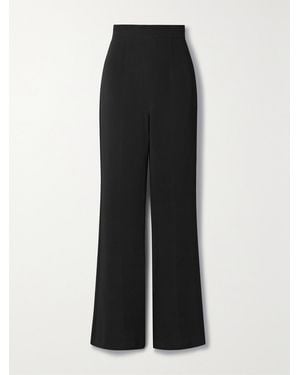 Et Ochs Stretch-Cady Flared Trousers - Black