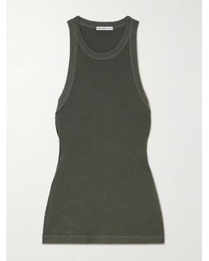 James Perse Tanktop Aus Gerippter Supima-Baumwolle Mit Stretch-Anteil - Grün