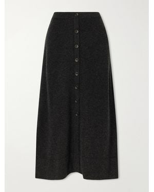 Altuzarra Callahan Cashmere Maxi Skirt - Black