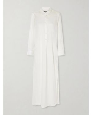 Nili Lotan Mina Cotton-Voile Midi Dress - White