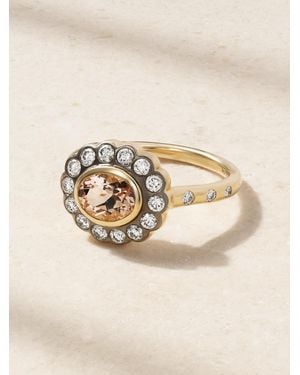 Marlo Laz Lexie 18-Karat, Morganite And Diamond Ring - Natural