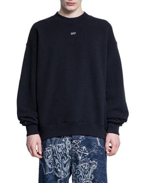 Off-White c/o Virgil Abloh Long -Sleeved T -Shirt - Blue