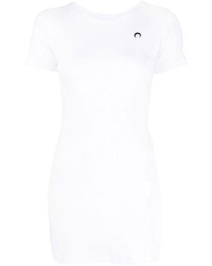 Marine Serre Short -Sleeved T -Shirt - White