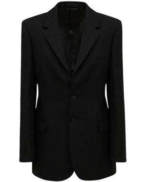 Wardrobe NYC Light Longline Blazer - Black