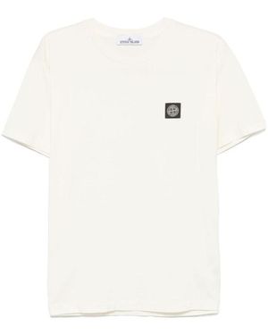 【Stone 】LuisaViaRoma short sleeve t-shirt Stone Island Luisaviaroma Short Sleeve T-shirt in Gray for