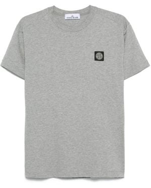 Stone Island Short -Sleeved T -Shirt - Grey