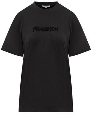 JW Anderson Short Sleeve T -Shirt - Black