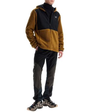 Montura Sherpa Zip Up Hoodie With Hood And - Black