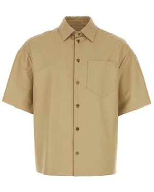 Prada Short -Sleeved Shirt - Natural