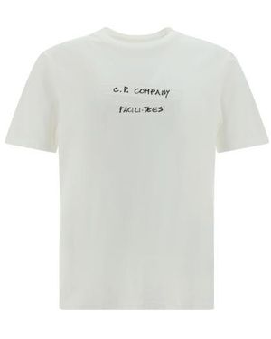 C.P. Company Short -Sleeved T -Shirt - White