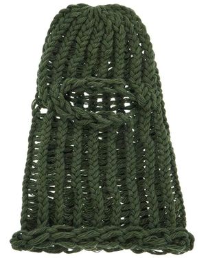 C.rusade Wool Balaclava Helmet - Green