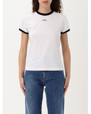 MSGM Short -Sleeved T -Shirt - Blue