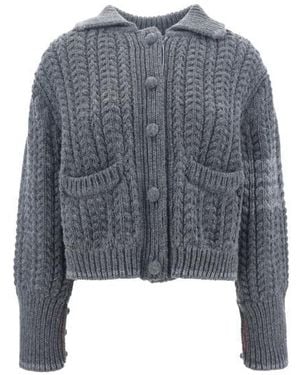 Thom Browne Cardigan - Blue