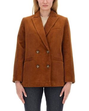 A.P.C. Suit Jacket - Brown